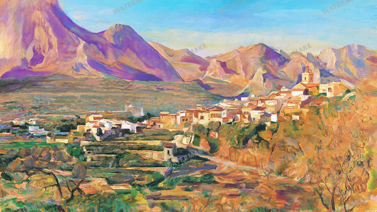 Spain Vintage Paintings Vintage Paintings
