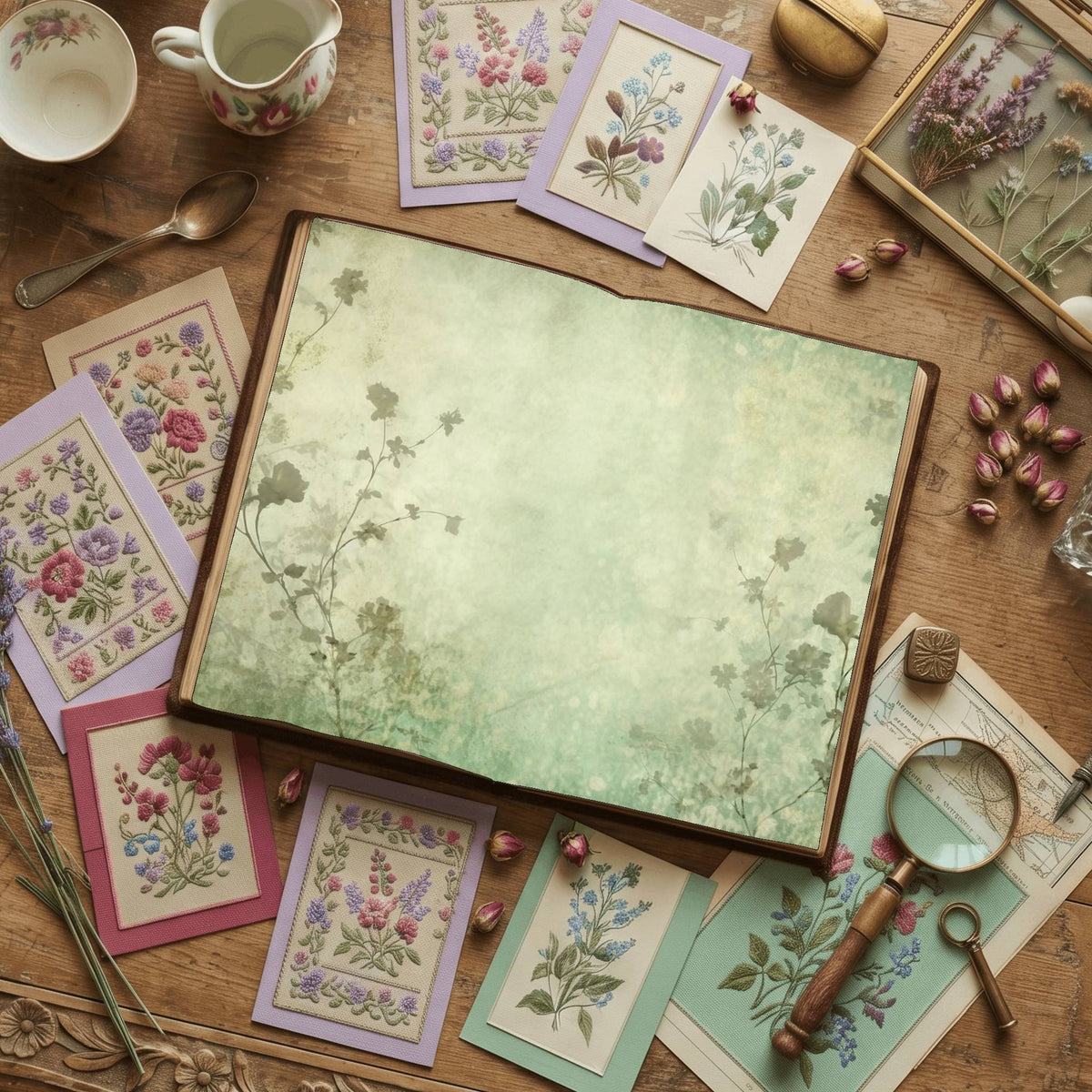 Springblossoms Digital Papers