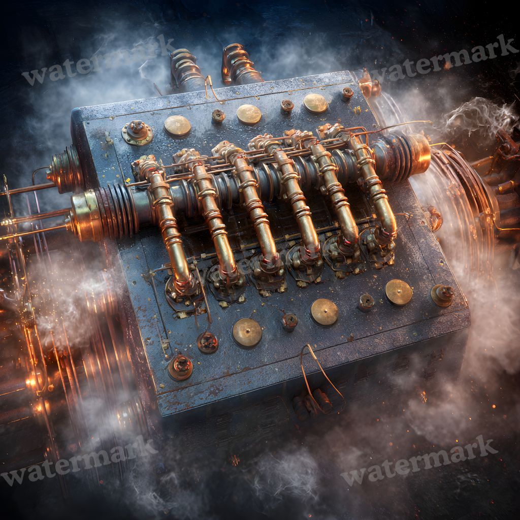 Steampunk Machine Frame Backdrop Images