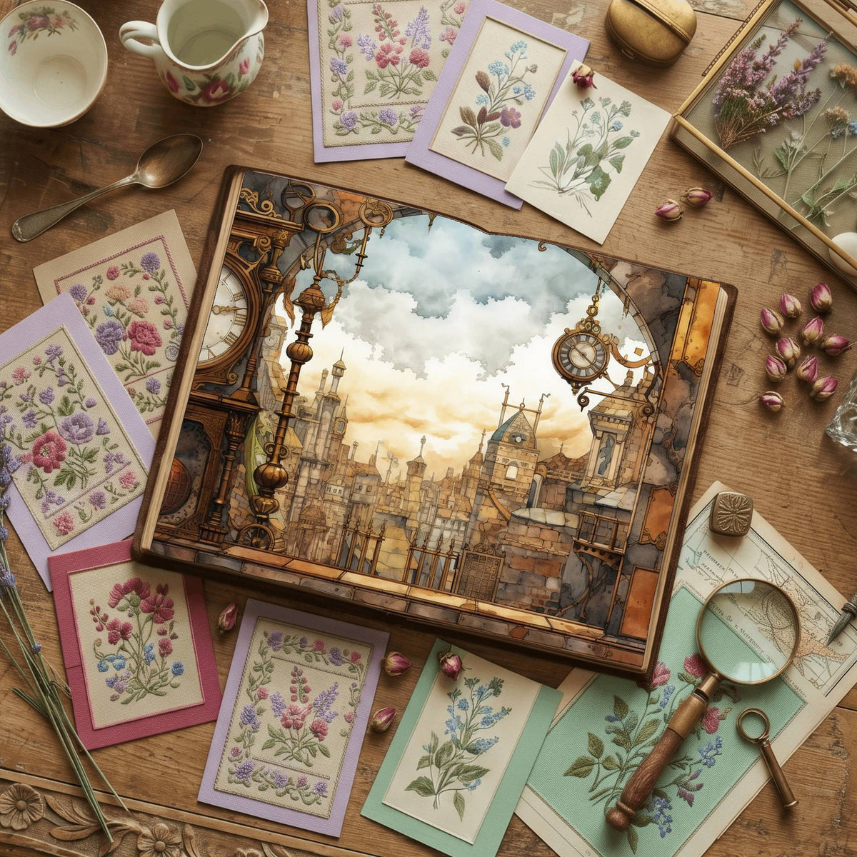 Steampunk Digital Papers