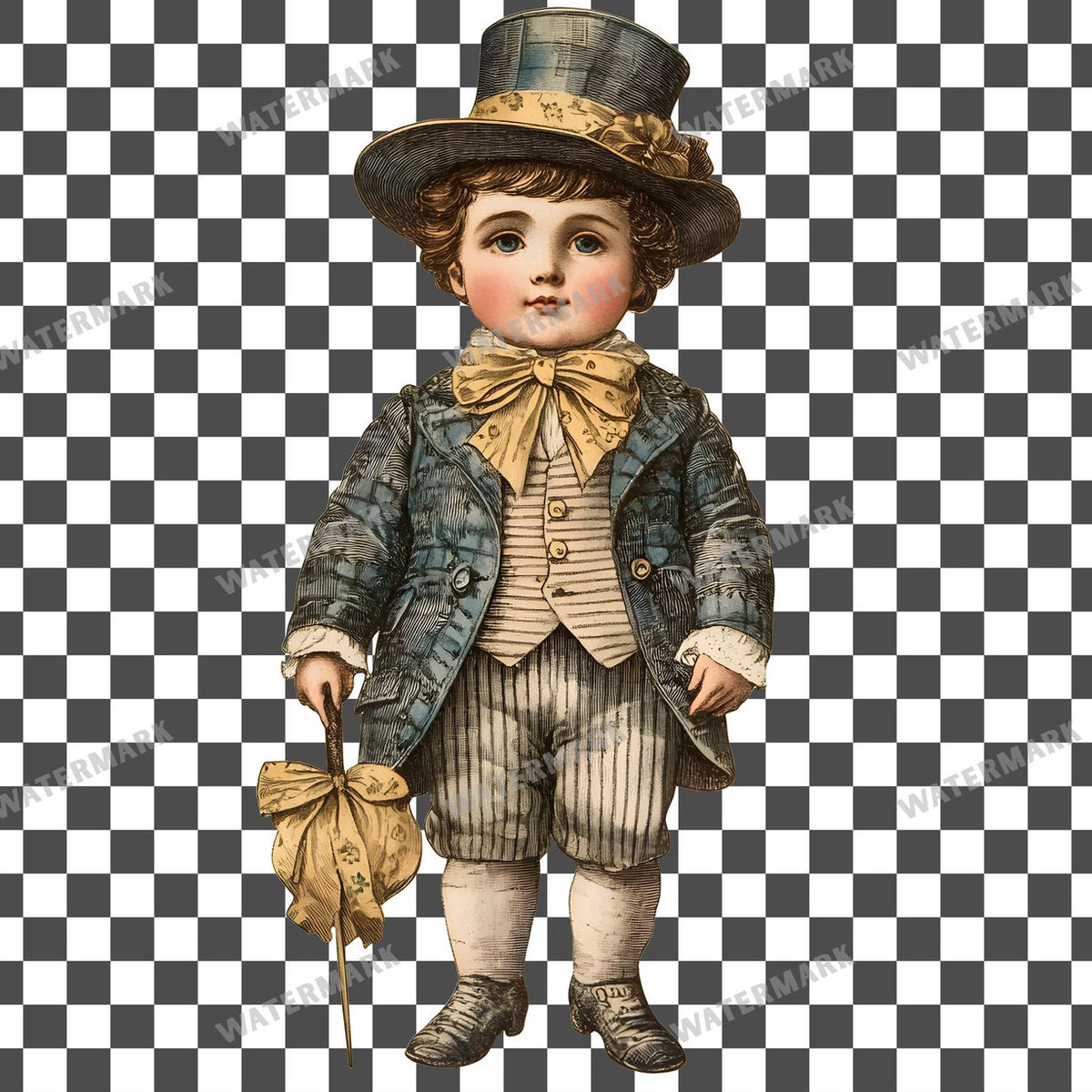 Toy Vintage Style Clipart Pngs