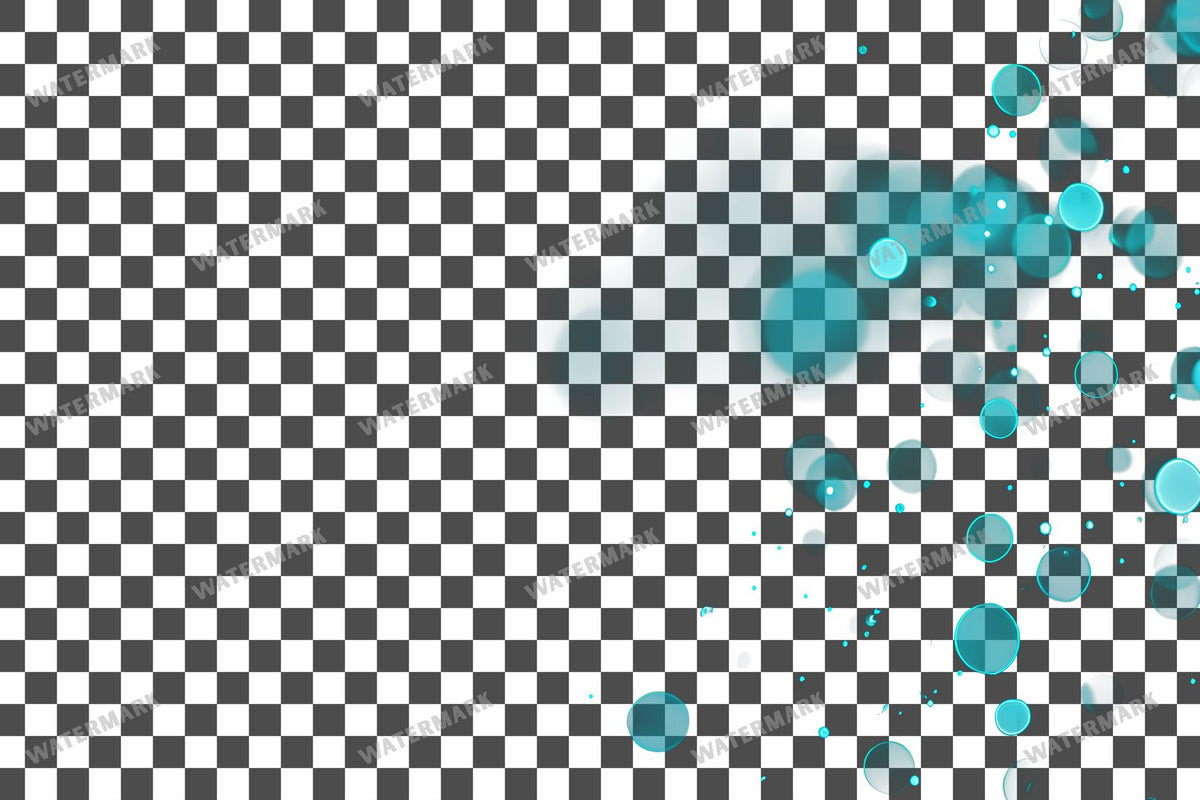 Turquoise Light Transparent Overlay Pngs