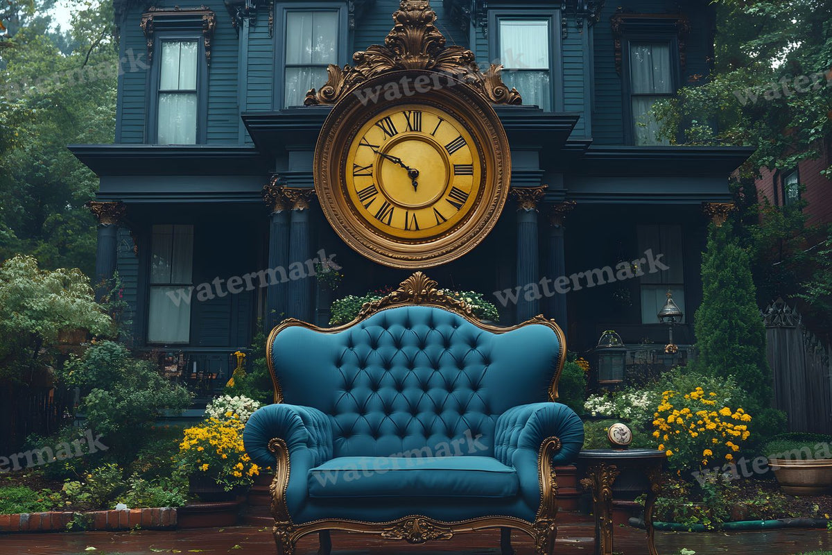 Victorian Cinematics digital photo backdrop for photo editing, preview 8