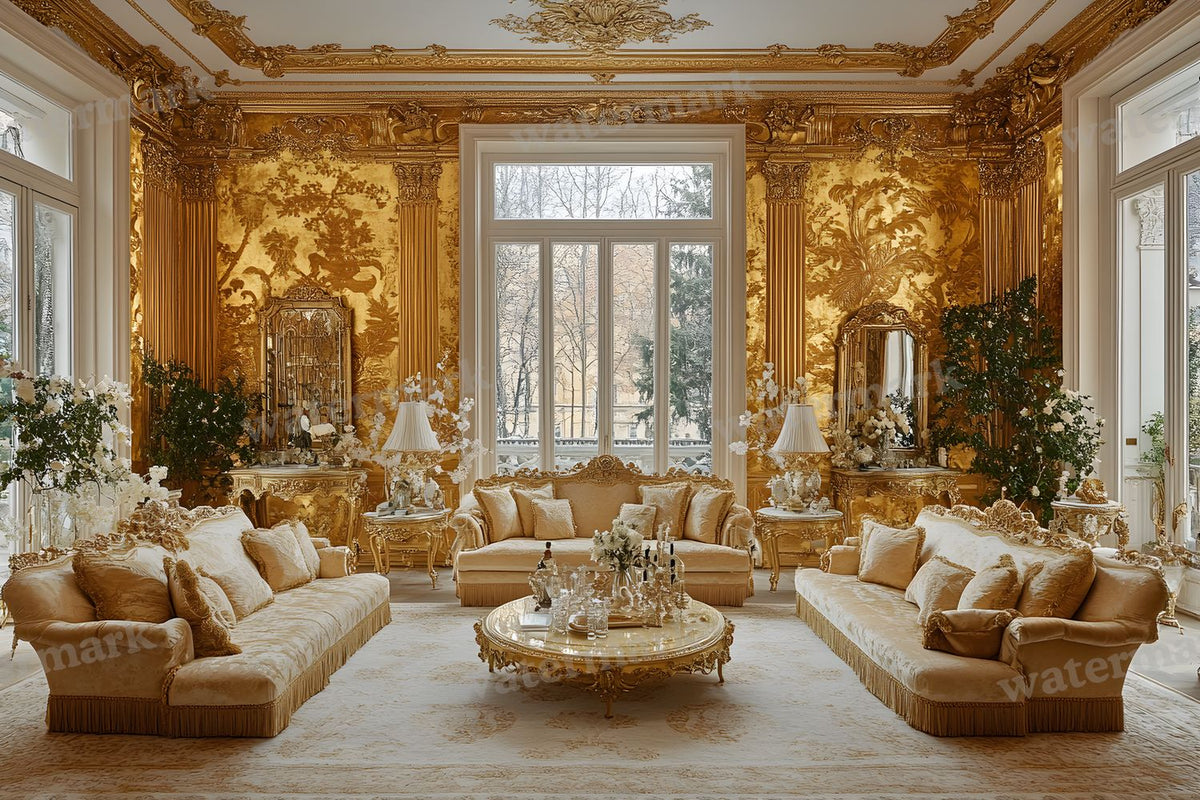 Victorian Golden Backdrop Images