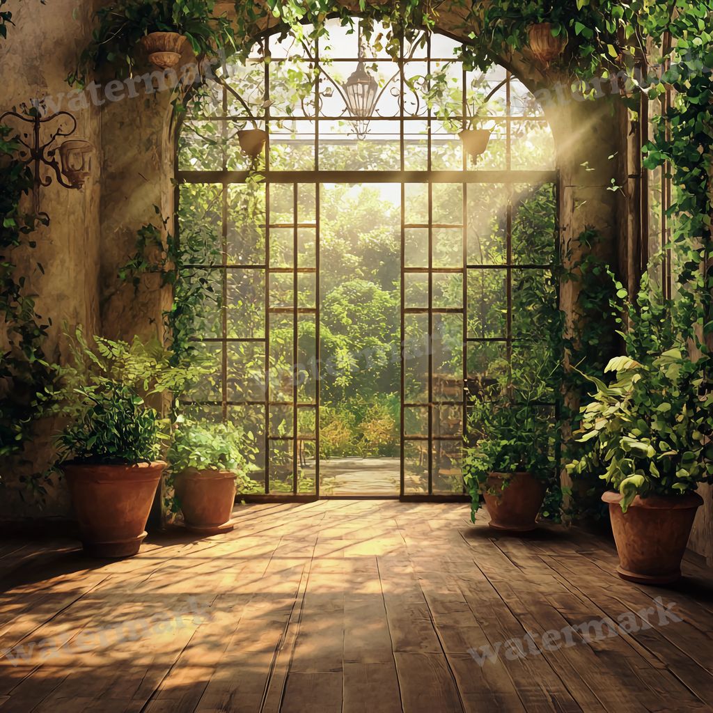 Victorian Greenhouse Backdrop Images