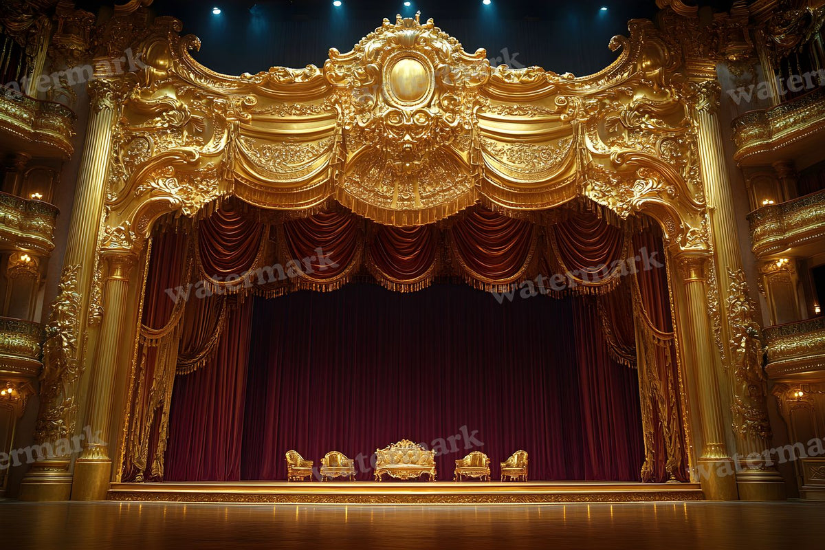 Victorian Opera Stage Backdrop Images