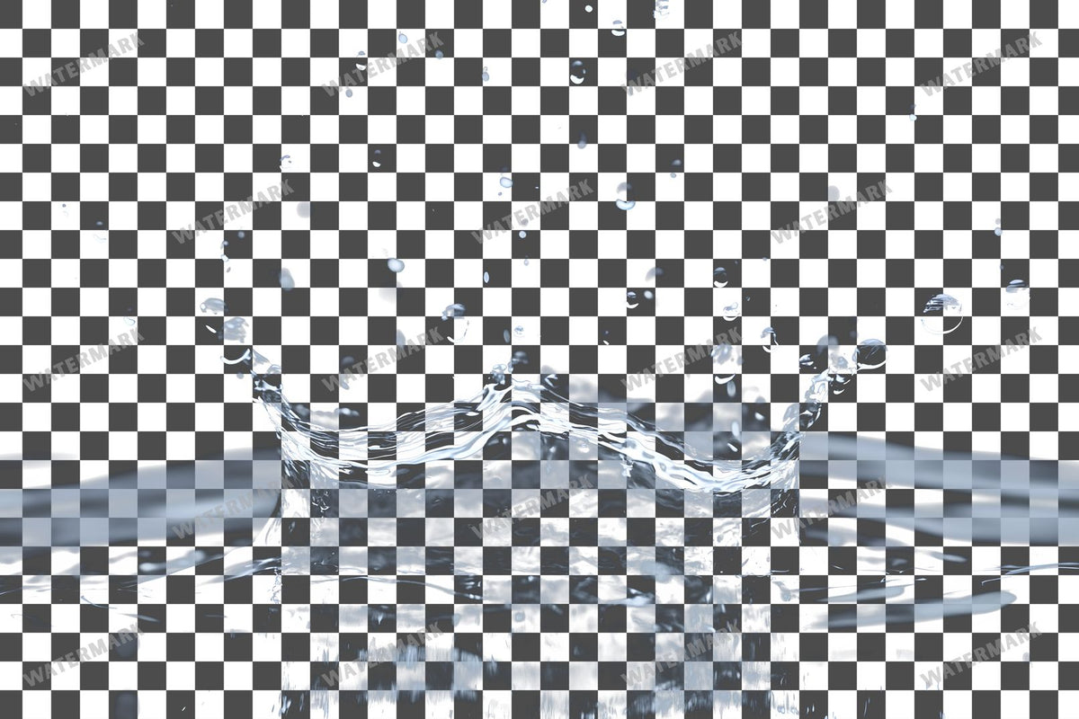 Water Splash Transparent Overlay Pngs