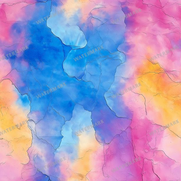 Watercolor Textures Seamless Pattern