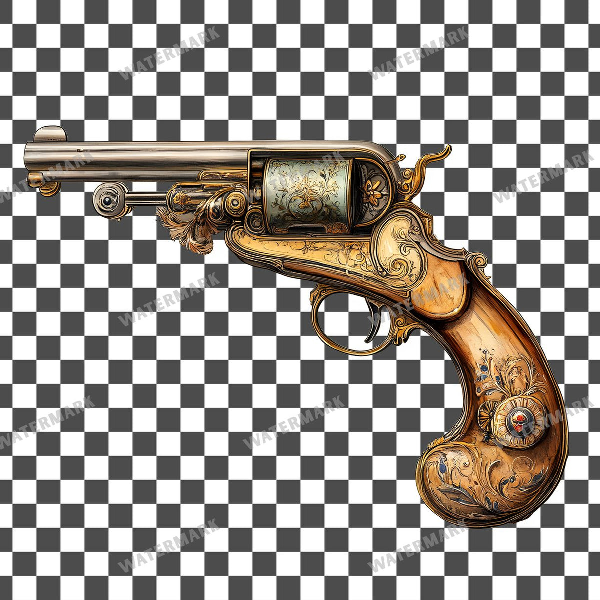 Weapon Vintage Style Clipart Pngs