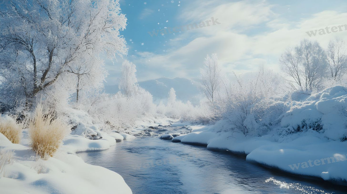 Winter Snow Backdrop Images
