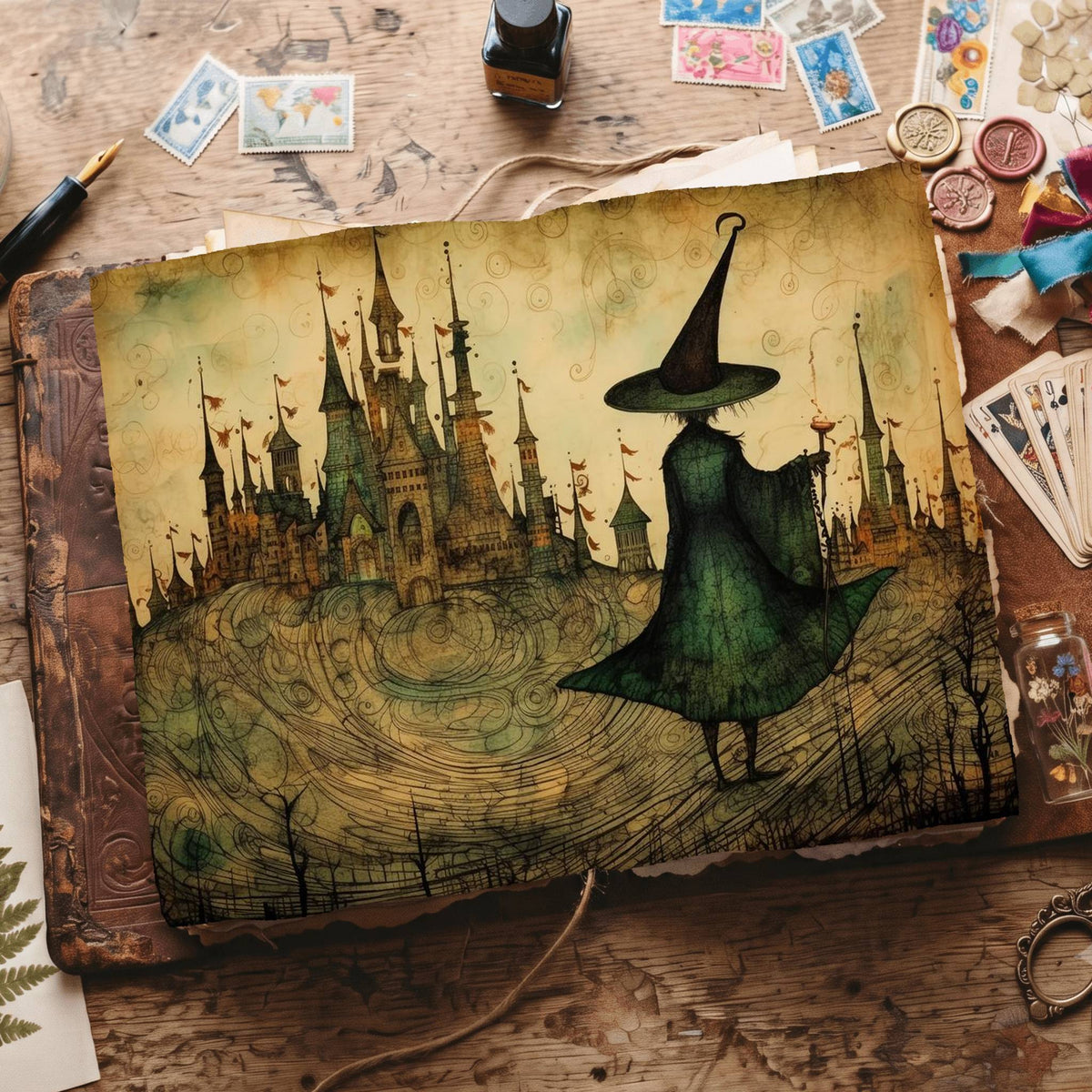 Witch Castle Digital Papers