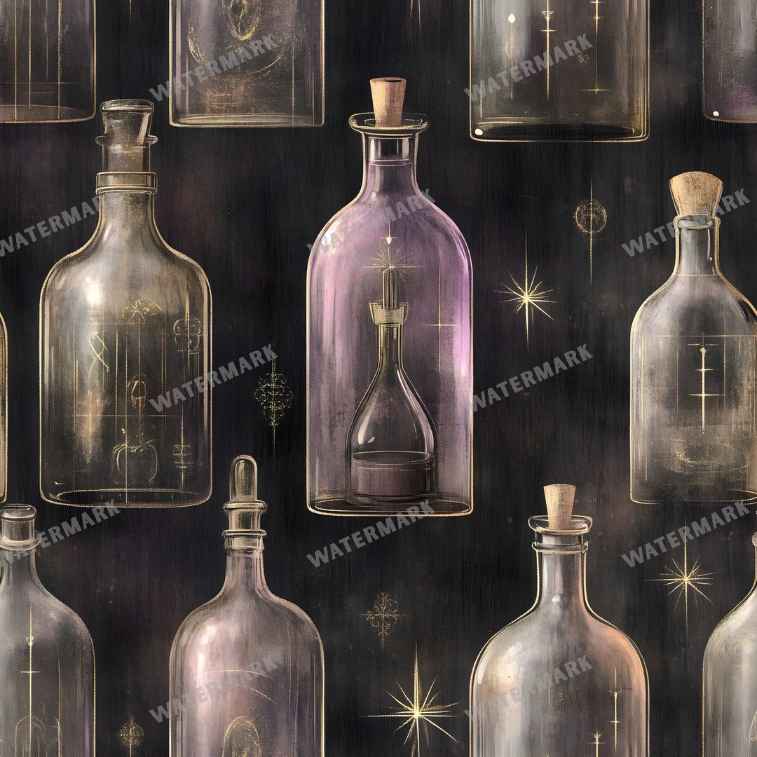 Witchcraft Seamless Pattern