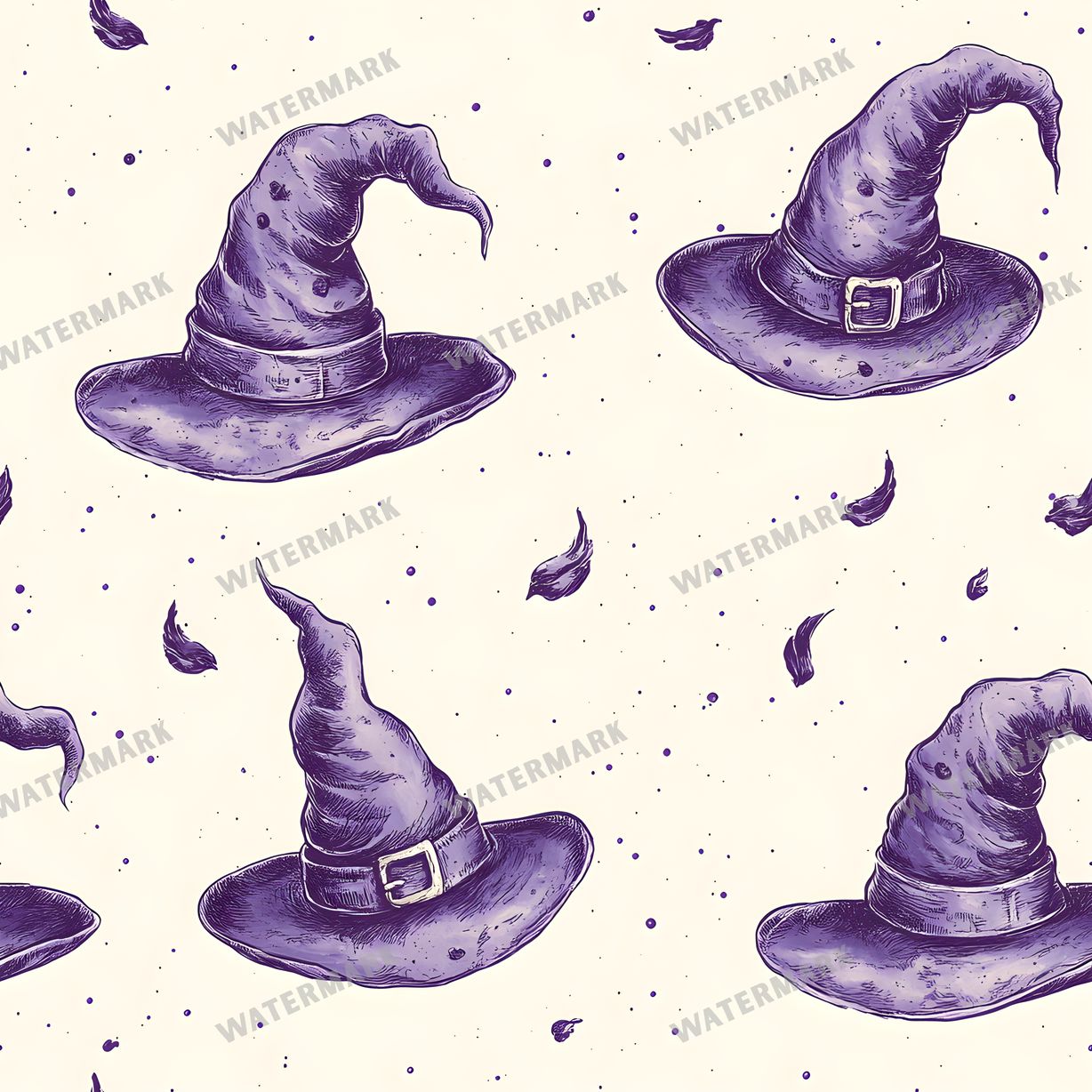Witchcraft Seamless Pattern