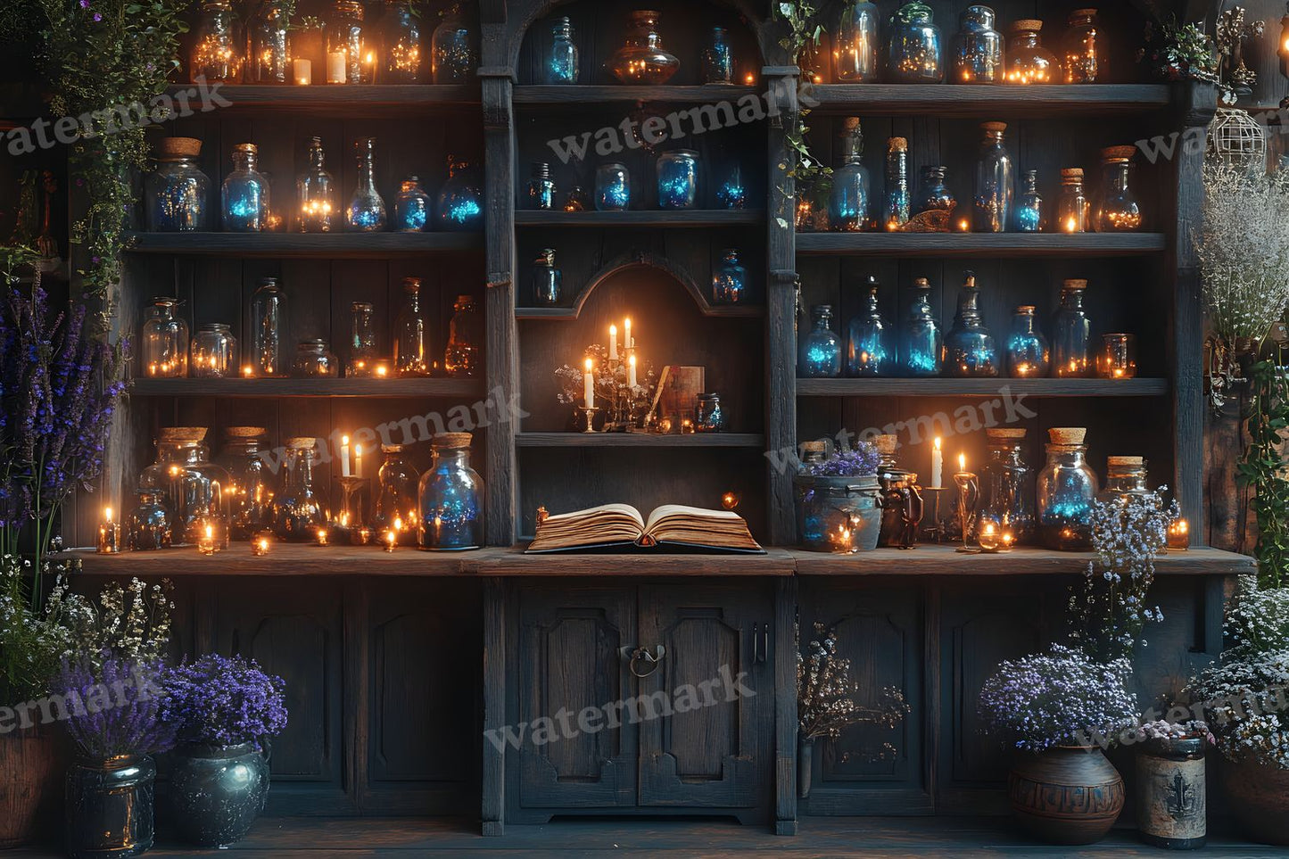 Witchs Apothecary Backdrop Images