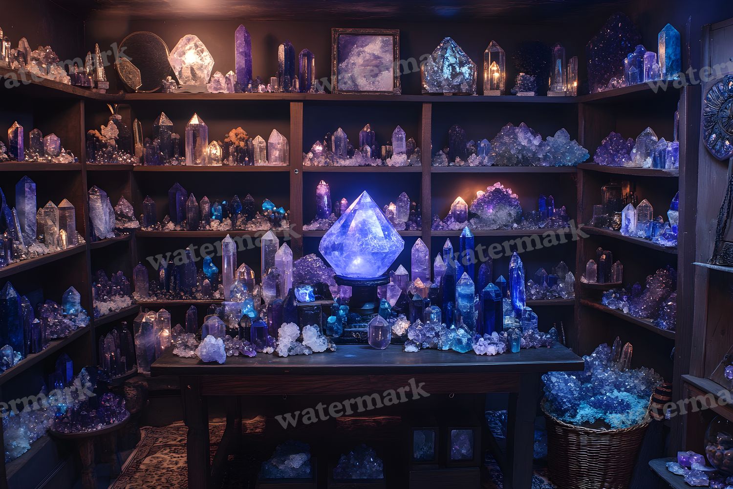 Witchs Crystal Den Backdrop Images
