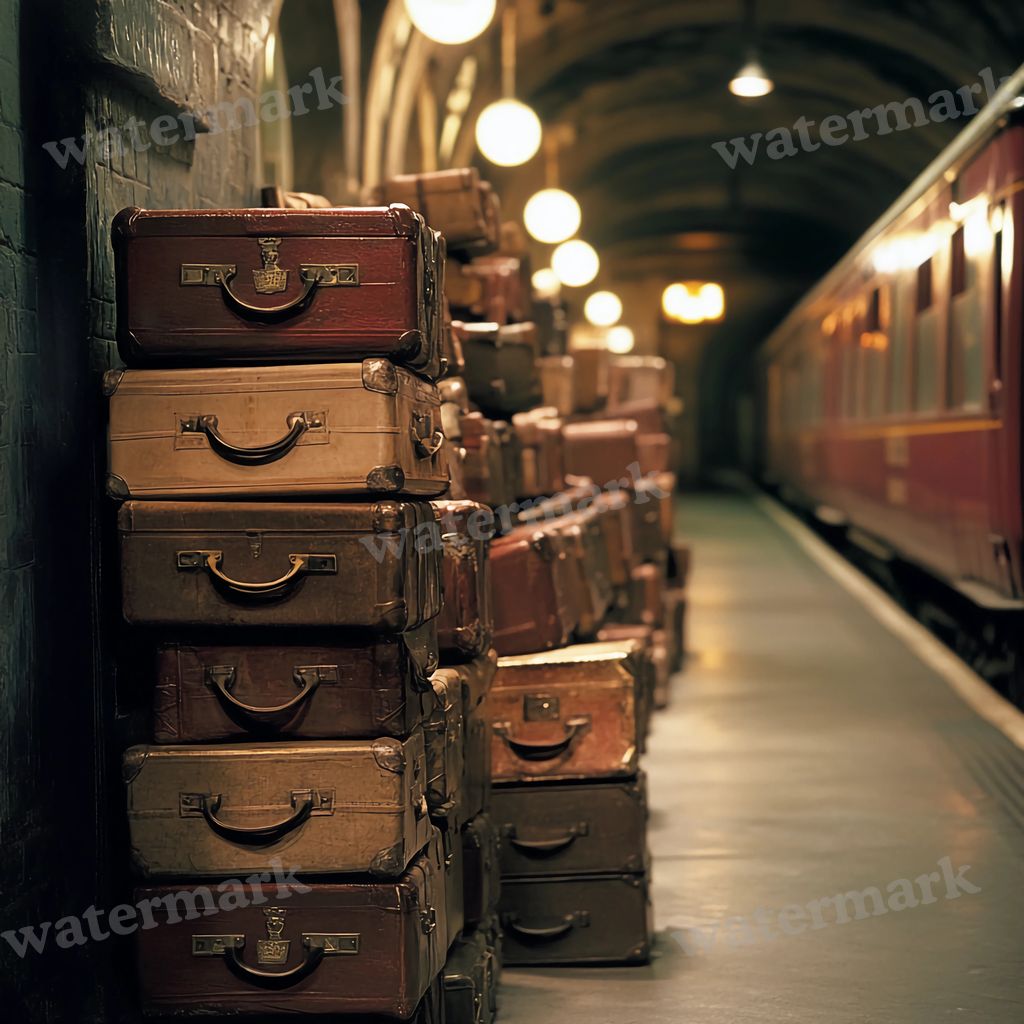 Wizarding School Train Platform Movie Scene Backdrop Images