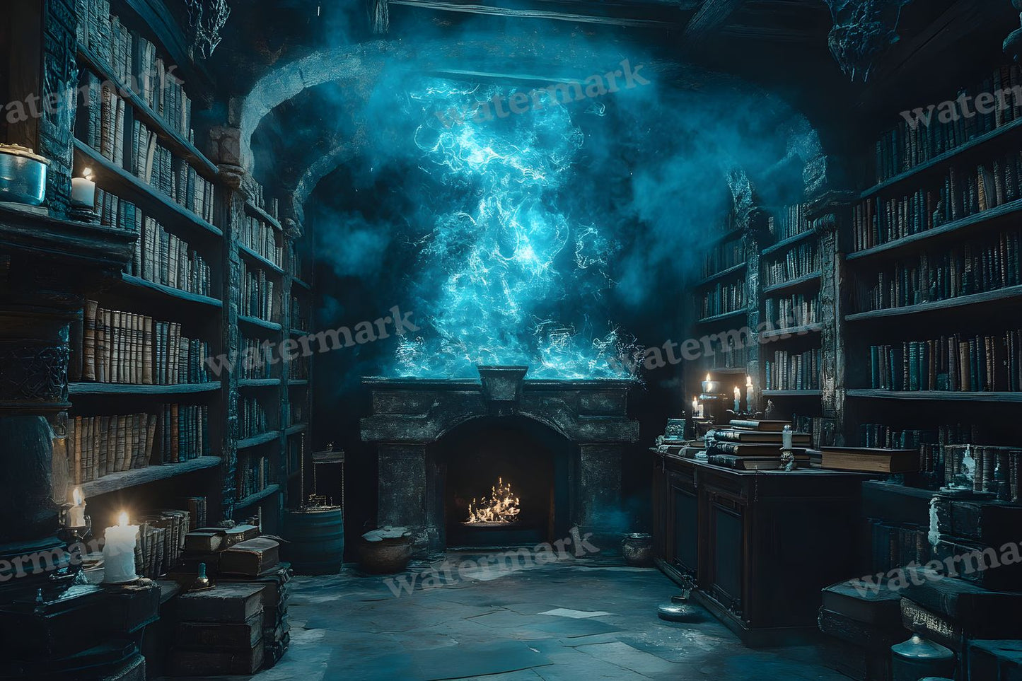 Wizards Library Backdrop Images