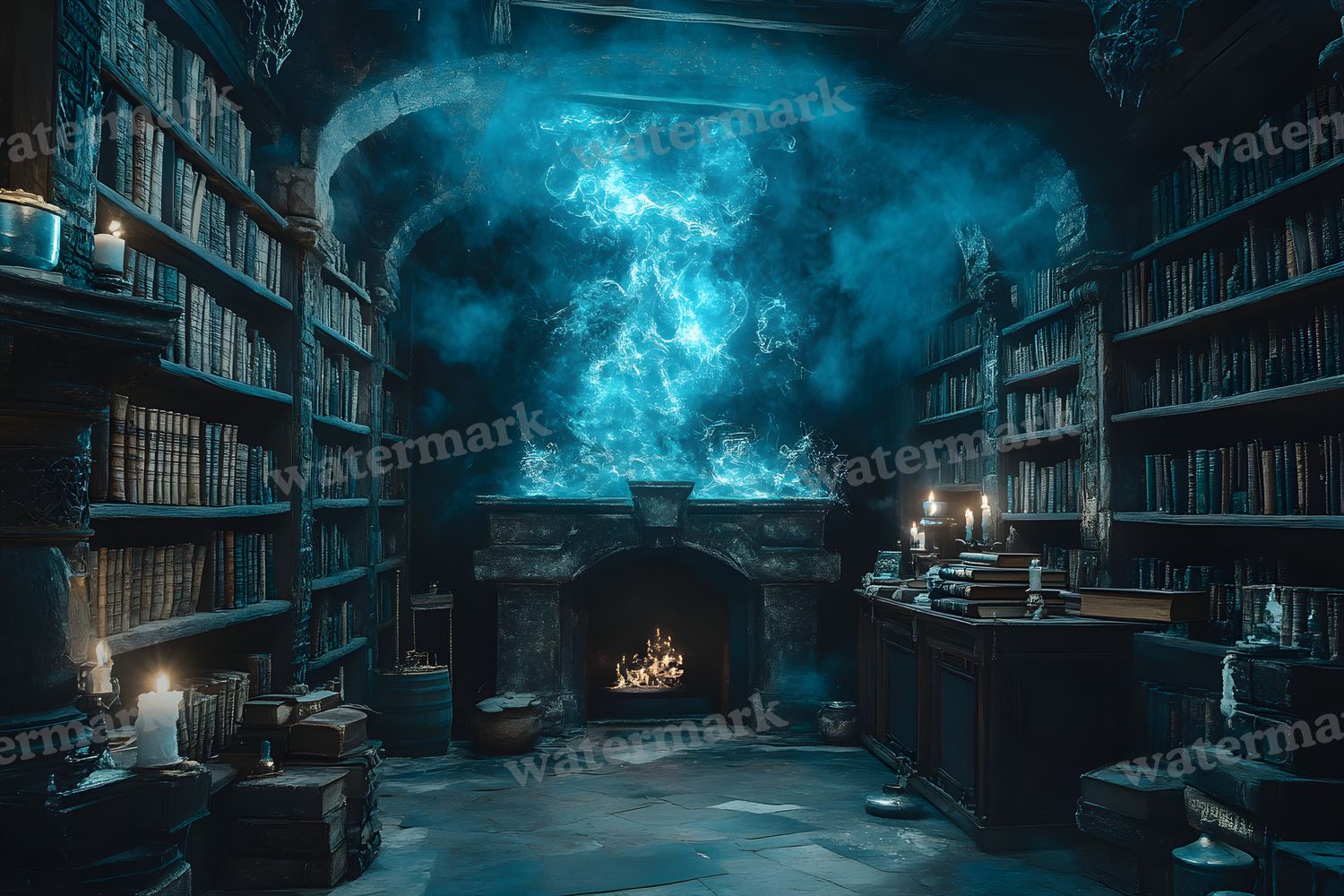 Wizards Library Backdrop Images