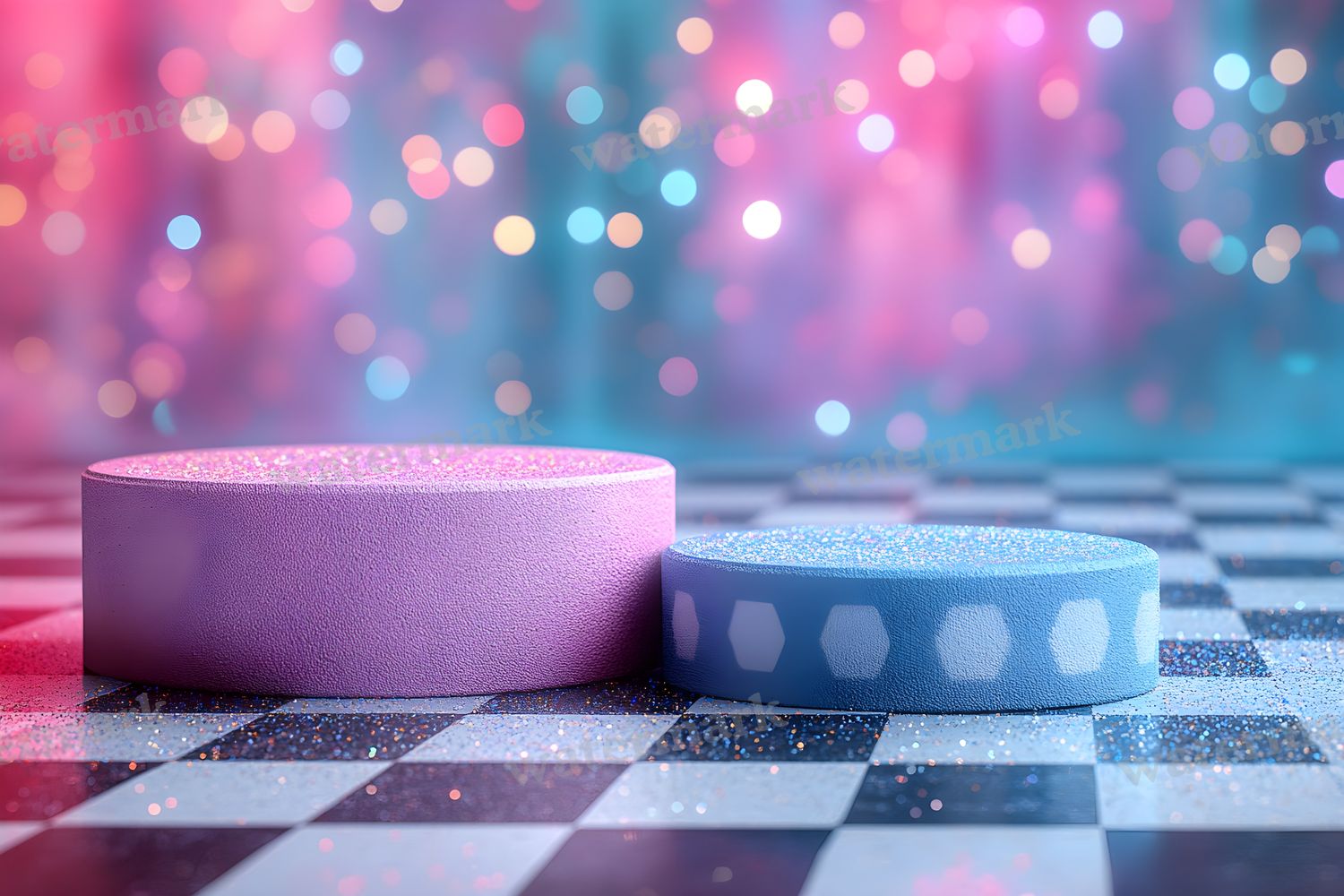 Wonderland Checkers Backdrop Images