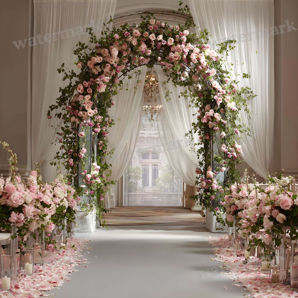Wrought Iron Arch Decor Backdrop Images