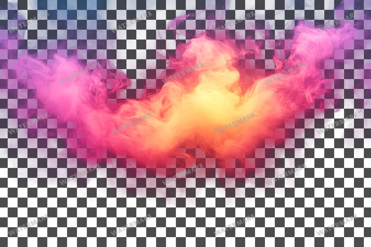 Yellow And Fuchsia Haze Light Transparent Overlay Pngs