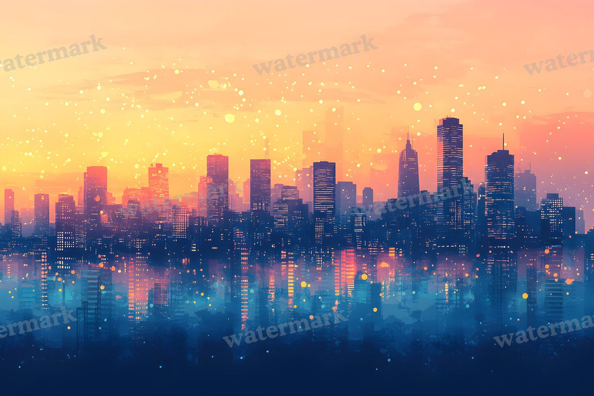 Abstract Skyline Backdrop Images