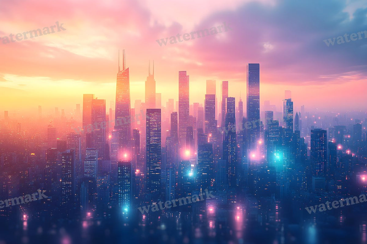 Abstract Skyline Backdrop Images