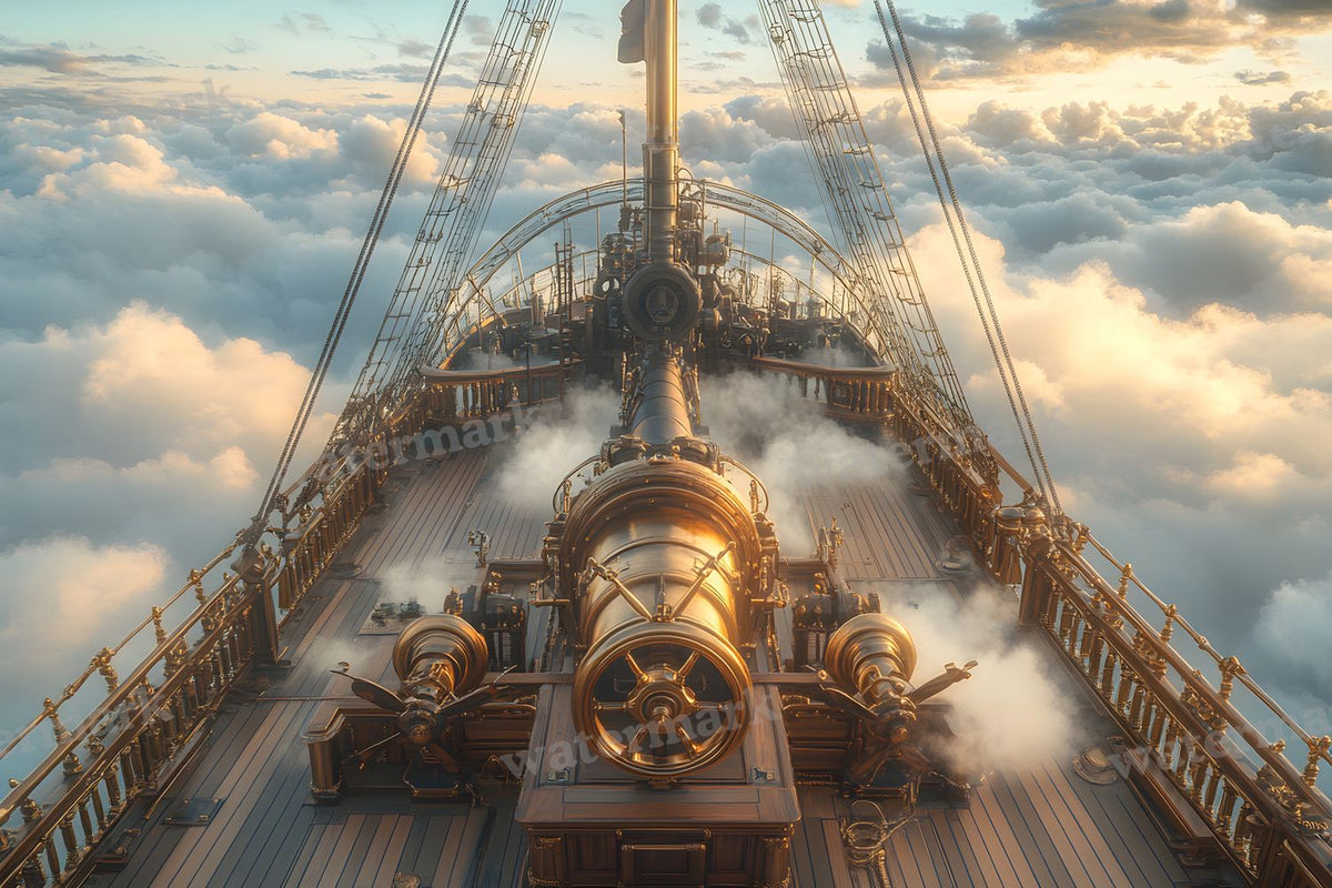 Airship Deck Backdrop Images