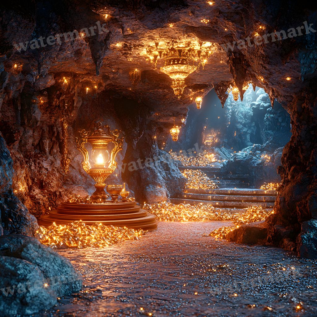 Aladdins Enchanted Cave Backdrop Images