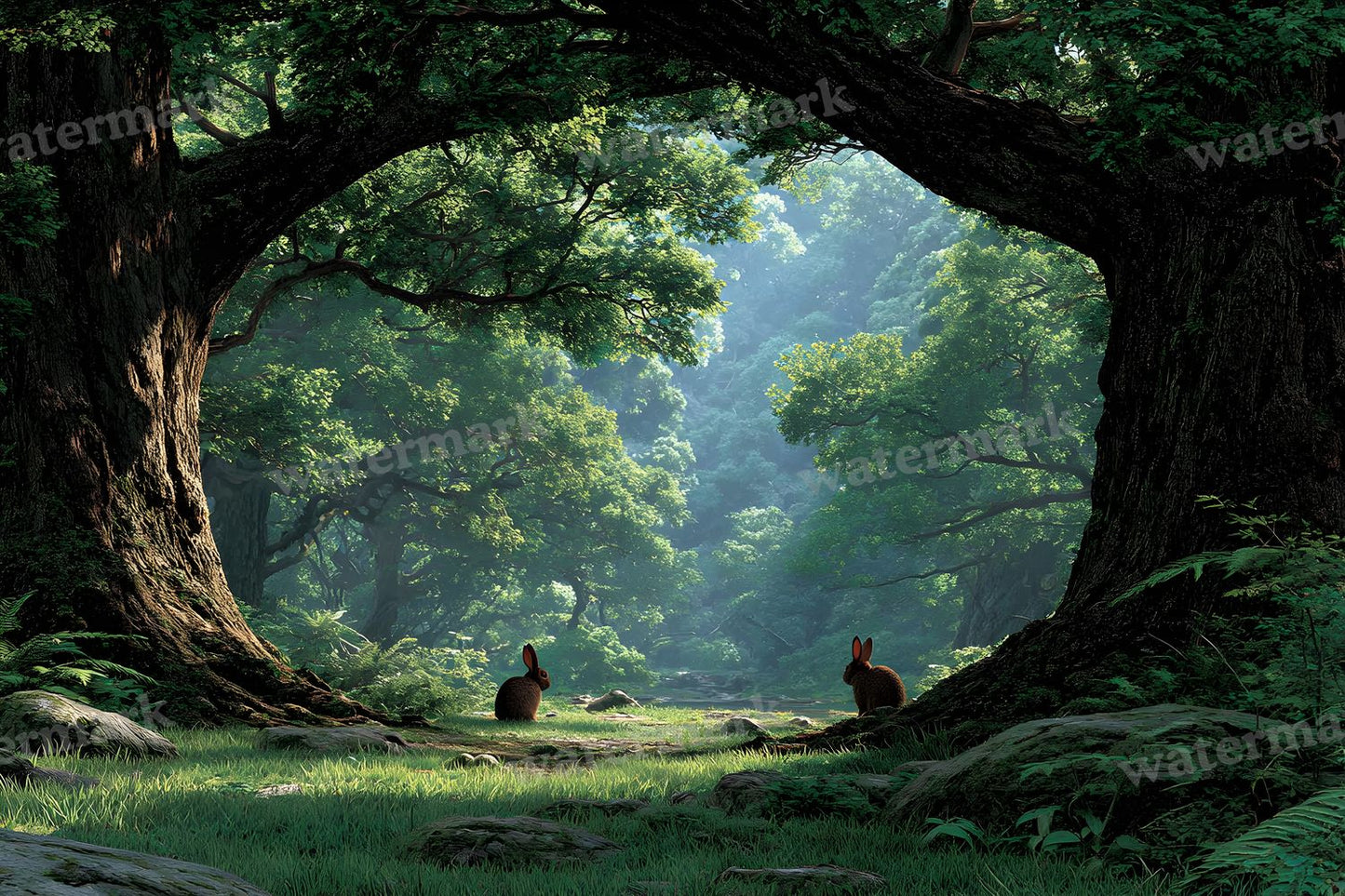 Alice Wonderland Rabbit Backdrop Images