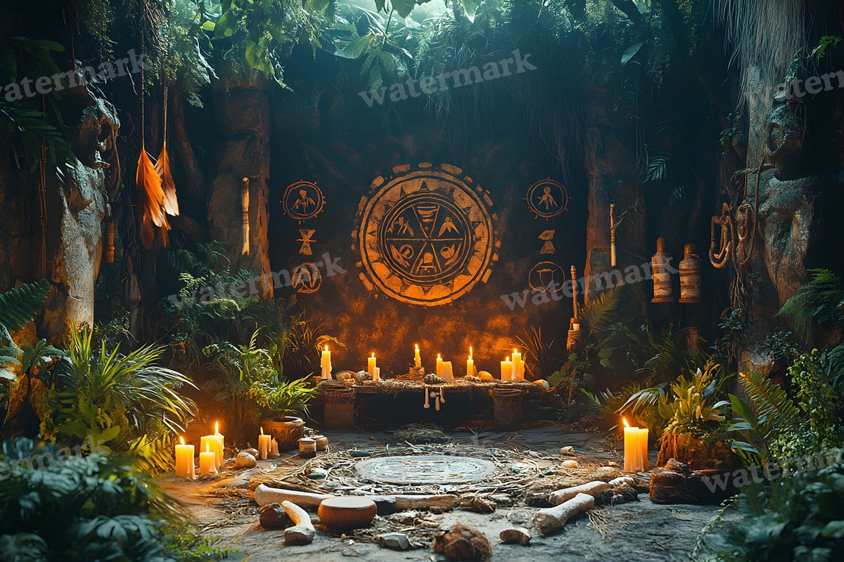 Amazonian Shamanic Ritual Backdrop Images