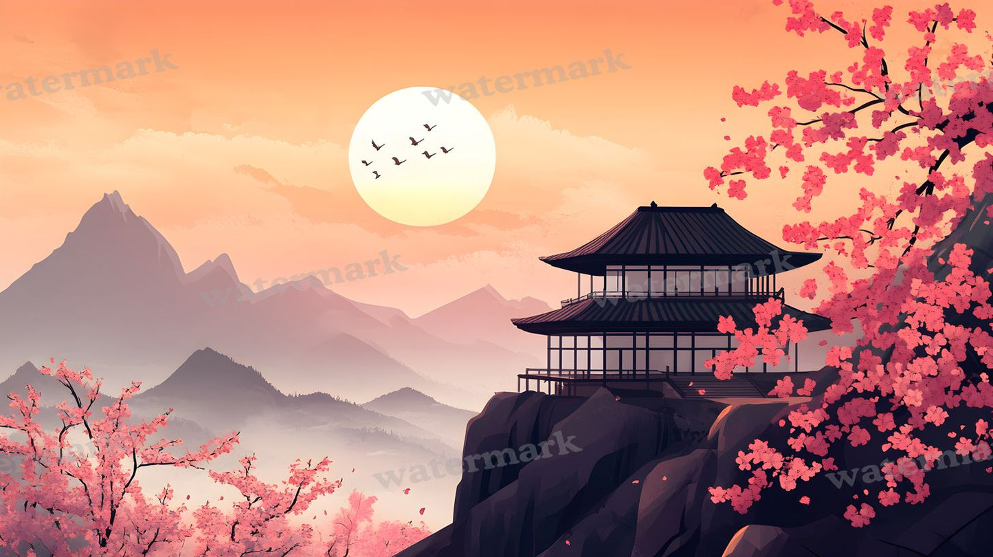 Ancient Dojo Backdrop Images