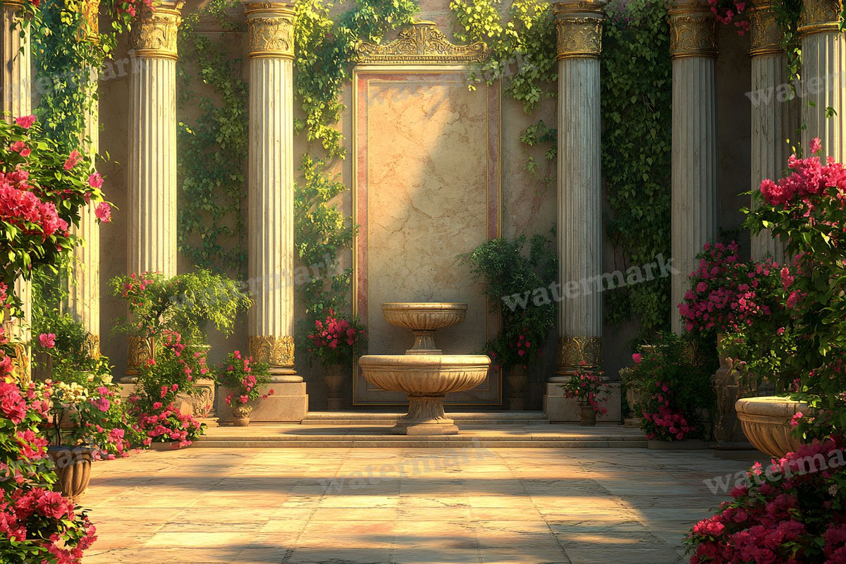 Ancient Roman Courtyard Backdrop Images