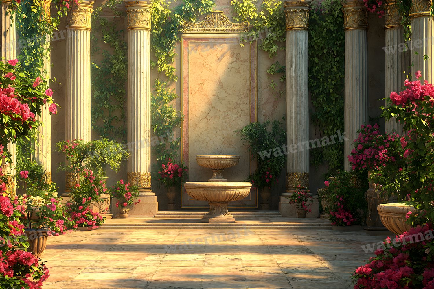 Ancient Roman Courtyard Backdrop Images