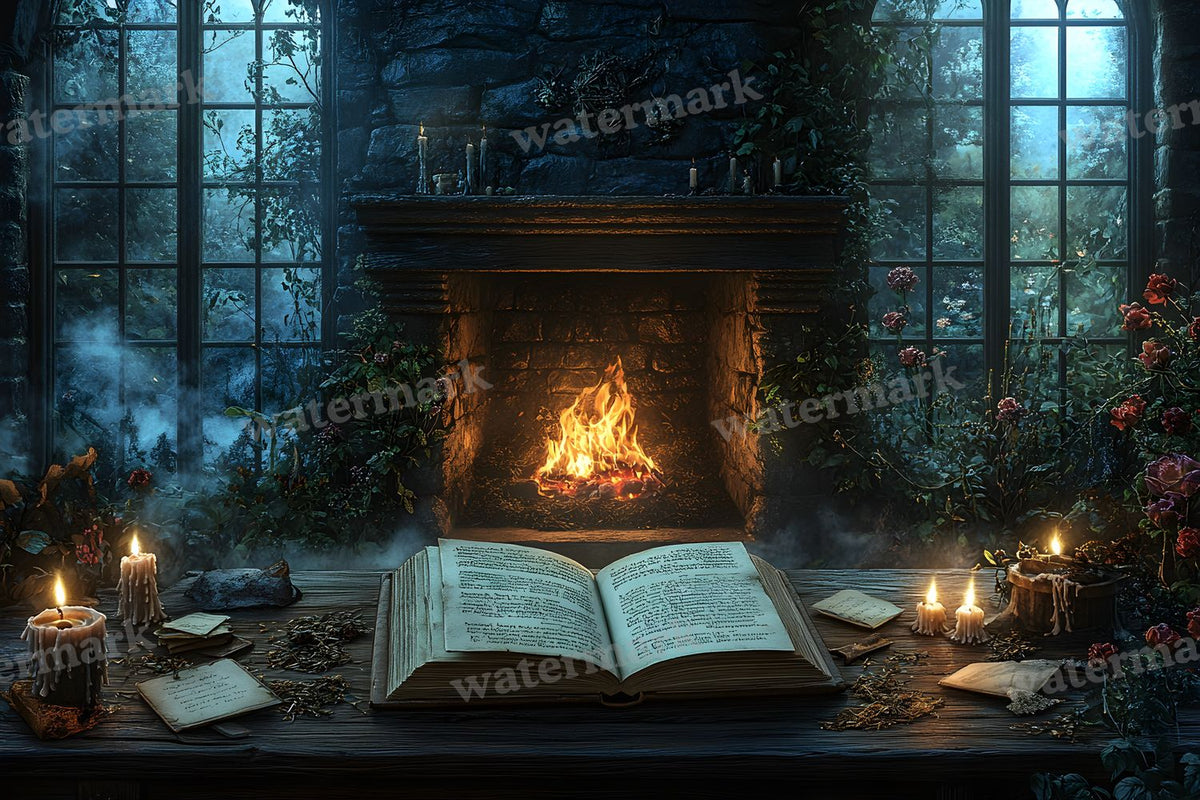 Ancient Witchgrimoire Backdrop Images