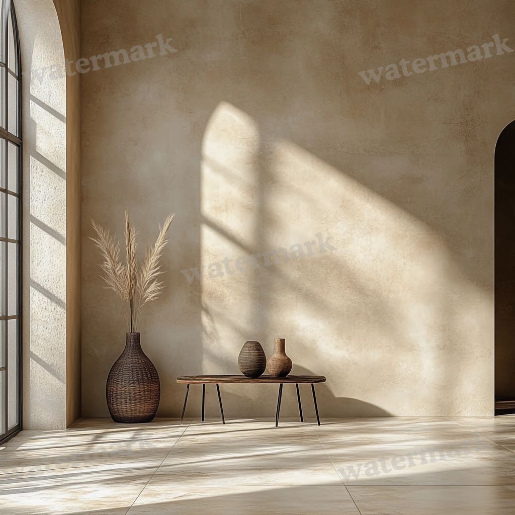 Beige Texture digital photo backdrop for photo editing, preview 9