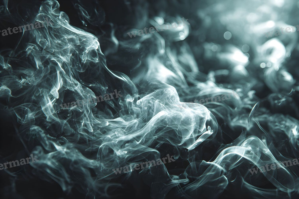 Black Smoke Texture digital photo backdrop for photo editing, preview 9