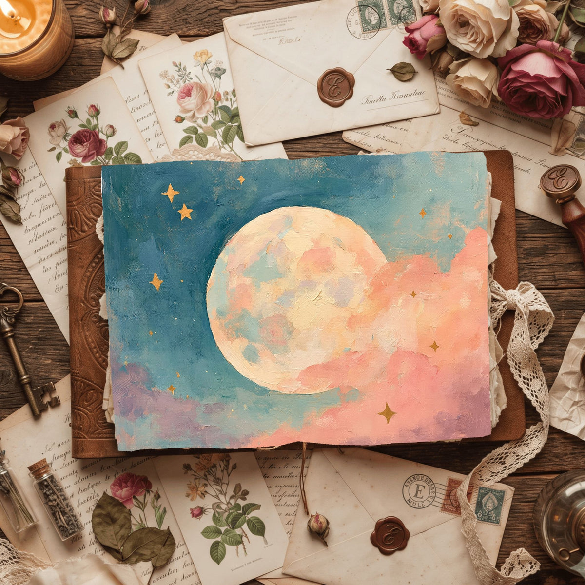 Celestial Moon Journal Paper