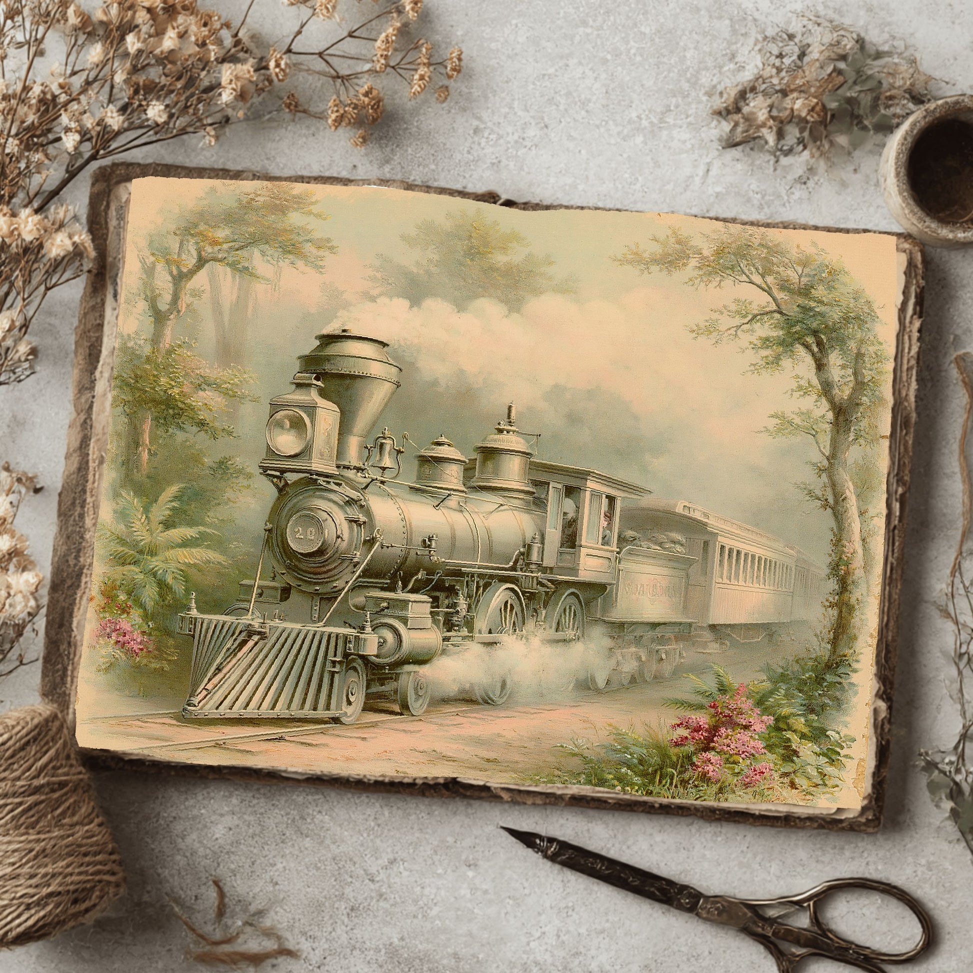 Distressed Vintage Hazy