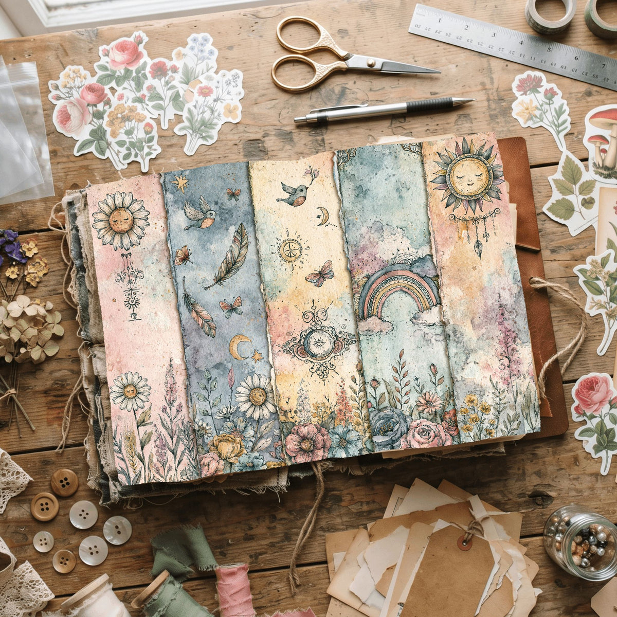 Pastel Peace & Love Paper