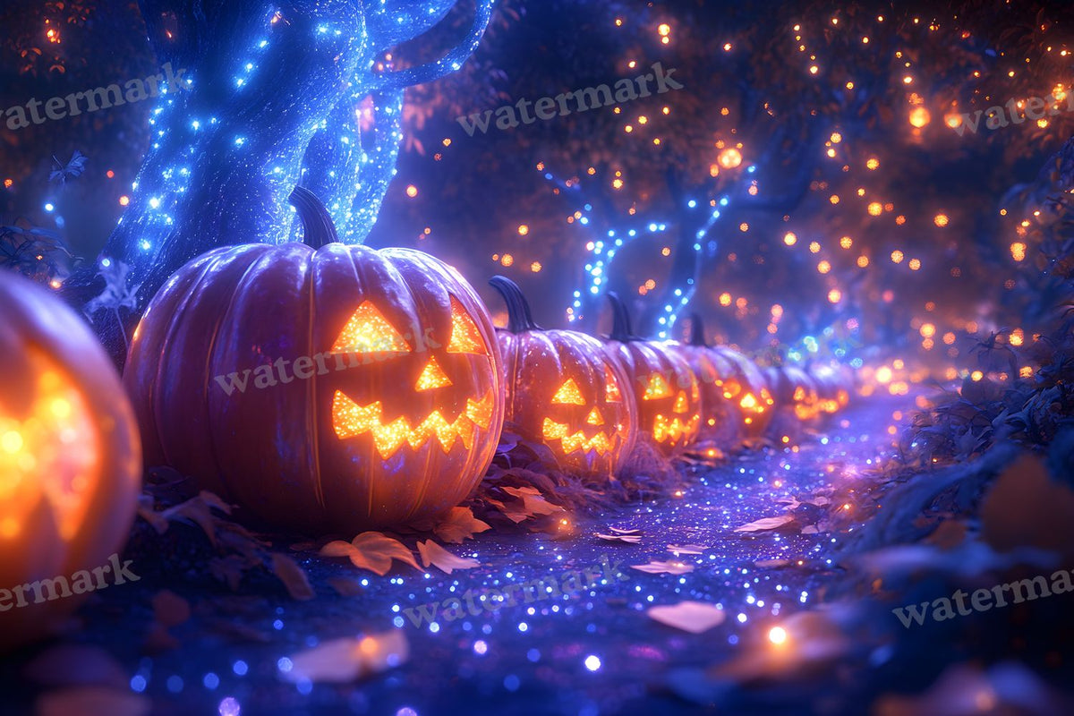 Pumpkin Grove Magic Backdrop Images