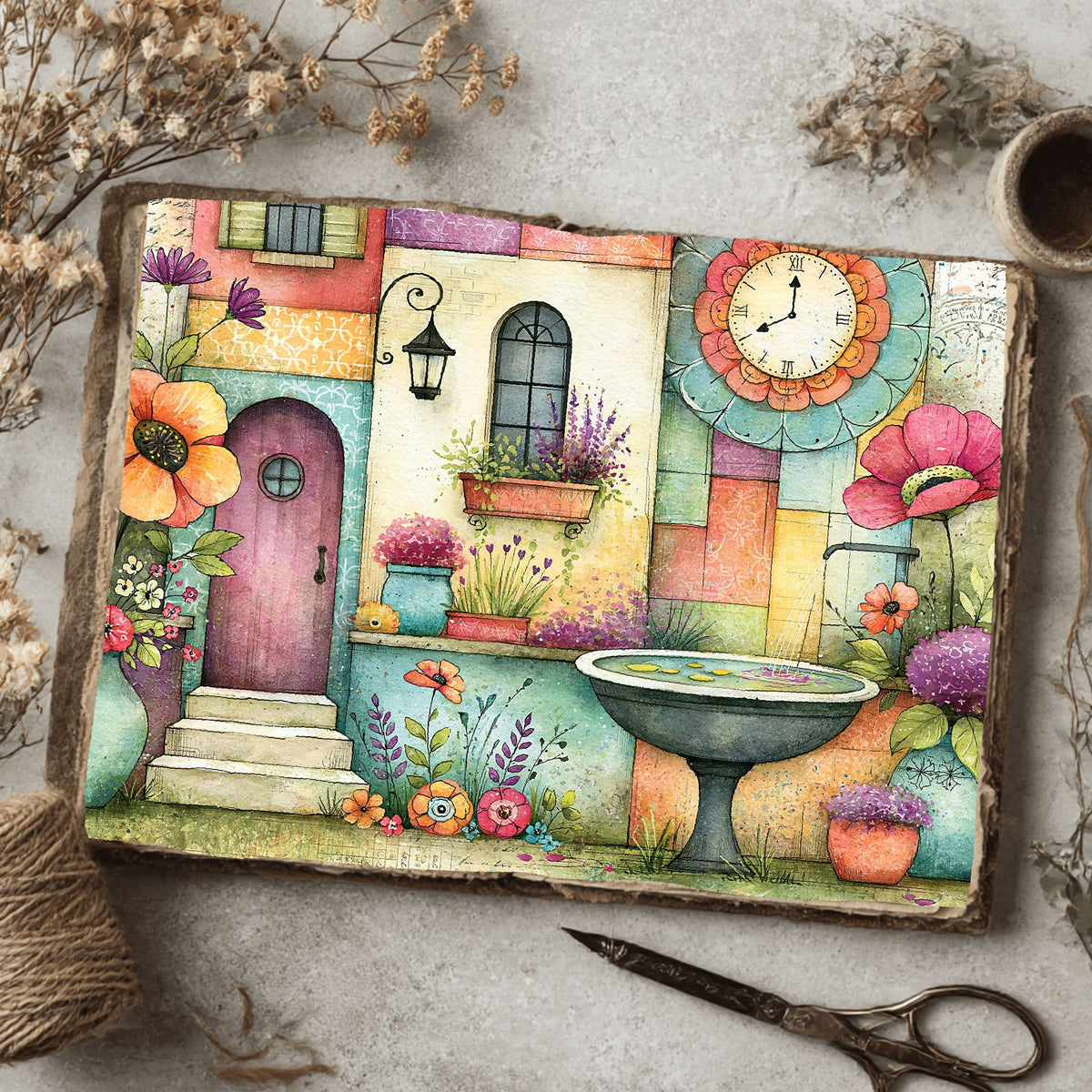Romantic Garden Scene