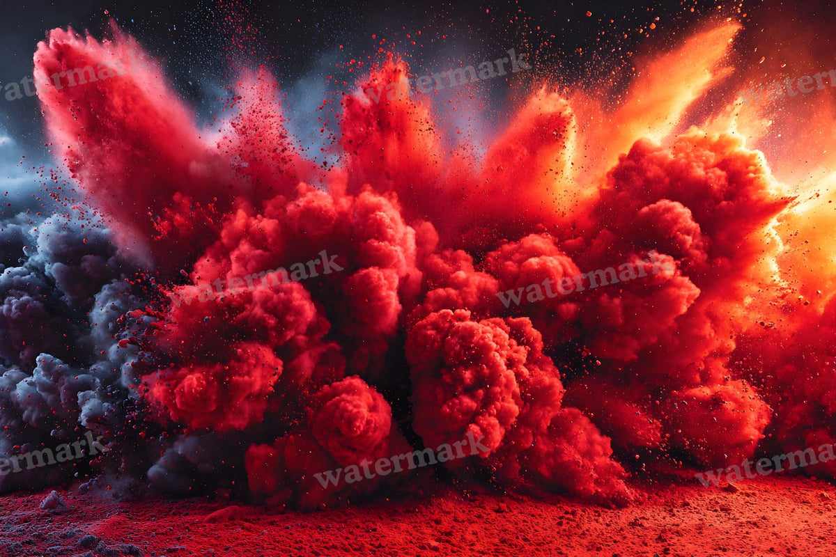 Ruby Smoke Action Backdrop Images