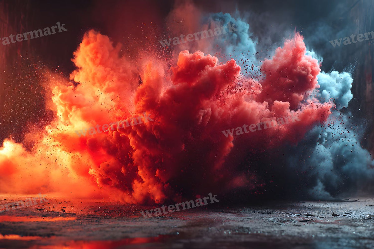 Ruby Smoke Action Backdrop Images