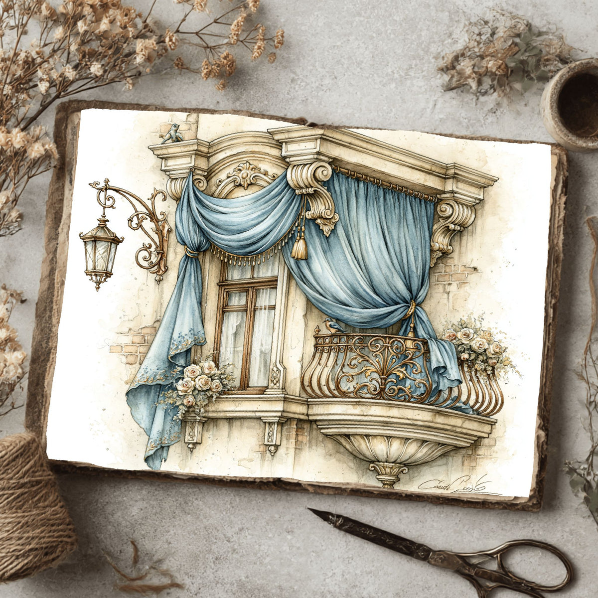 Saint Petersburg Window Watercolor
