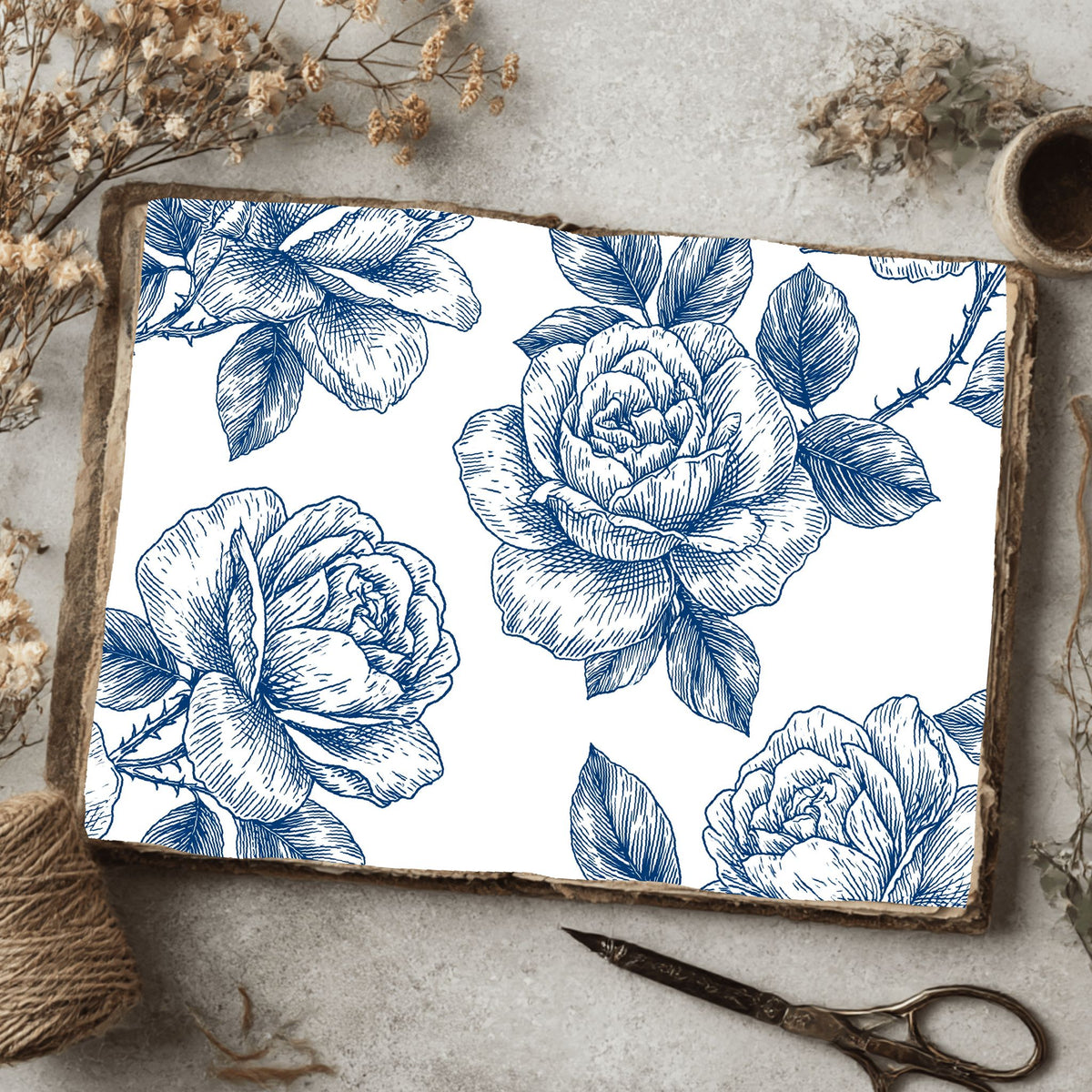 Seamless Botanical Floral Pattern