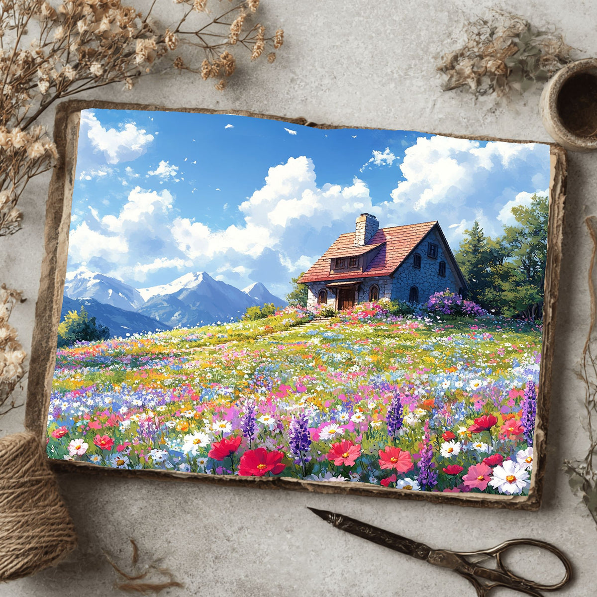 Secret Wildflower Cottage Writing Paper