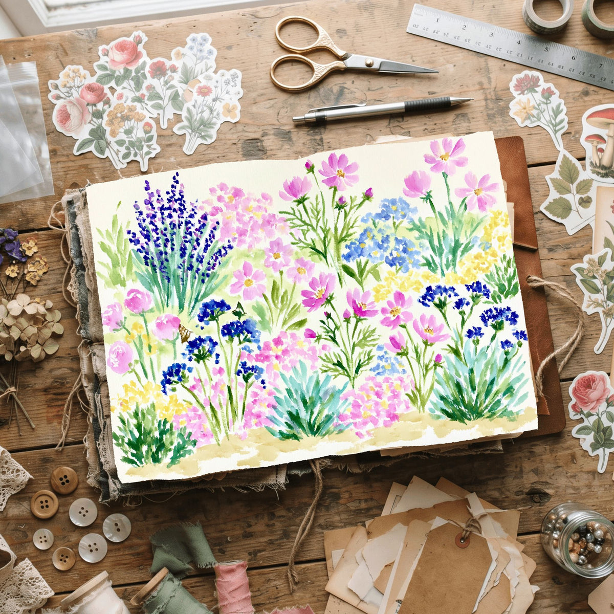 Soft Impressionist Landscape Painting