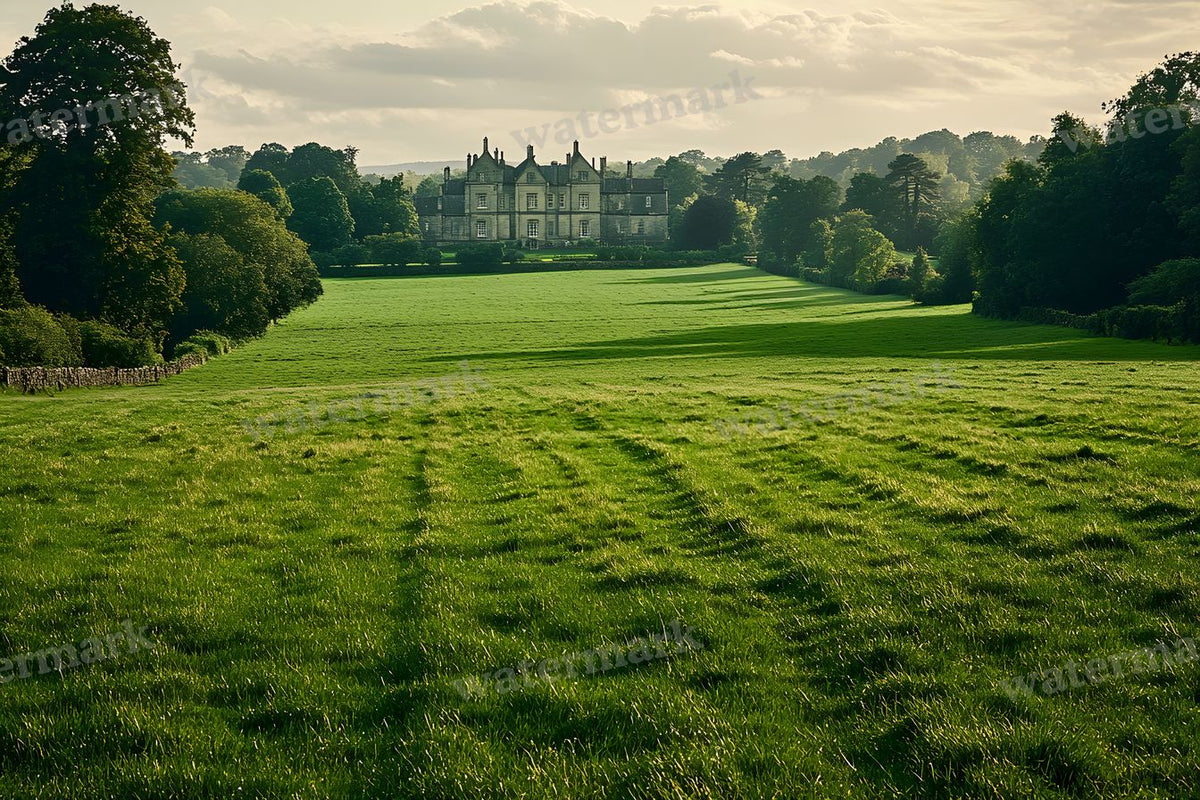 Sprawling Countryside View Backdrop Images