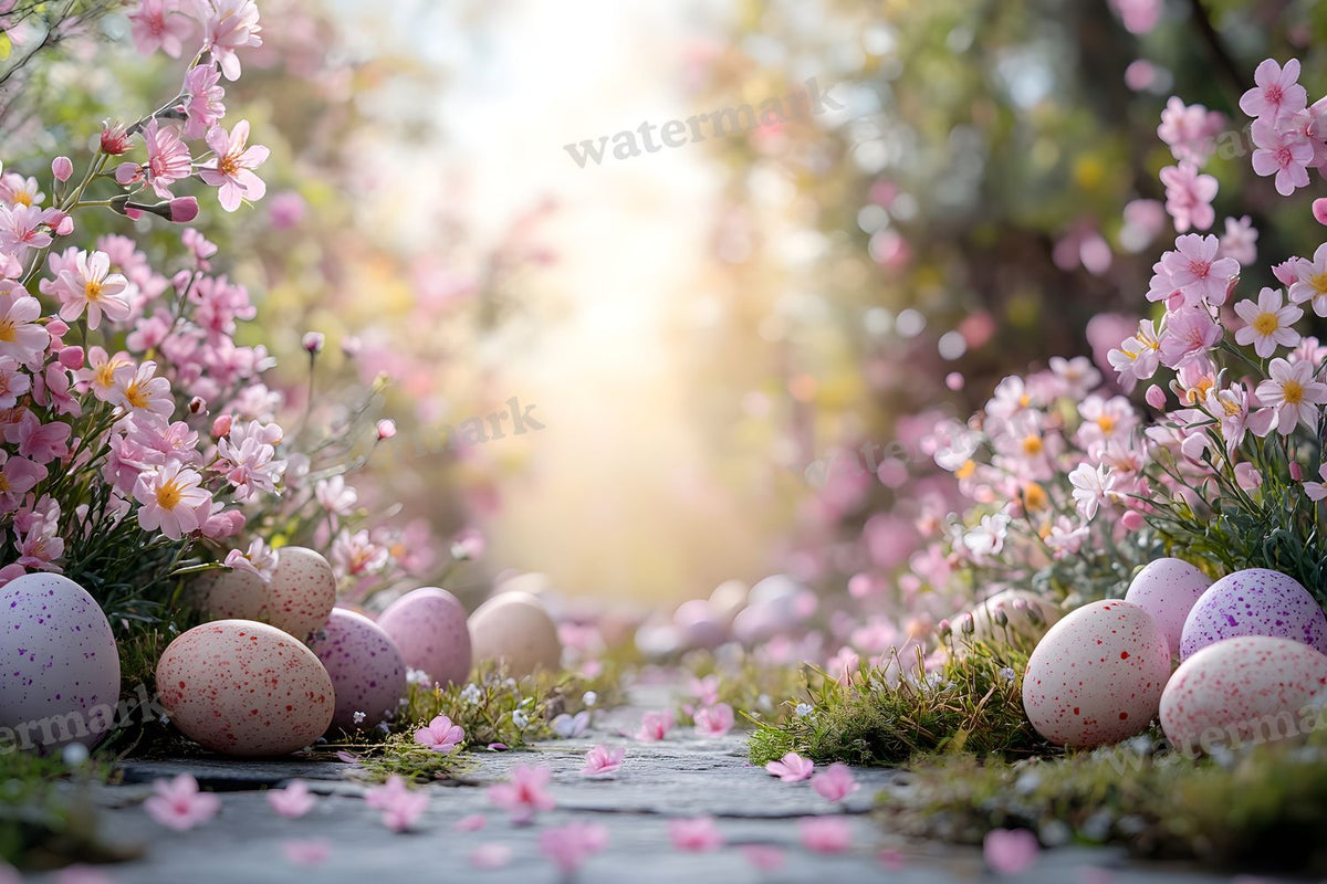 Spring Blossomeggscene Backdrop Images